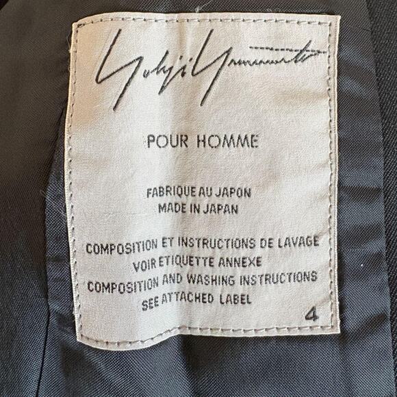 Yohji Yamamoto Pour Homme Button Up Jacket 4/L - Picture 7 of 7